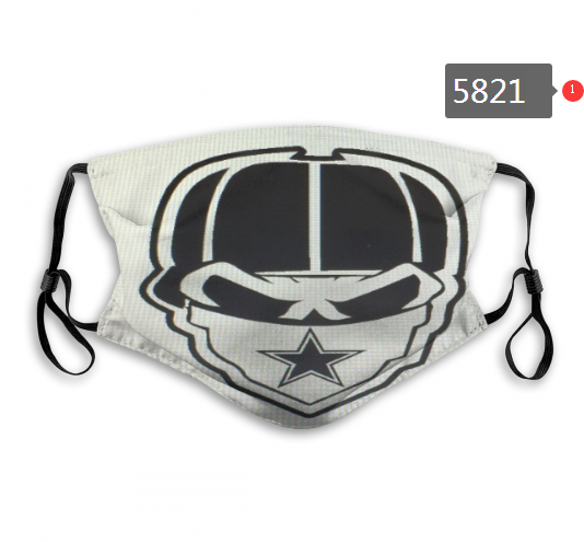 2020 NFL Dallas cowboys #3 Dust mask with filter->nfl dust mask->Sports Accessory